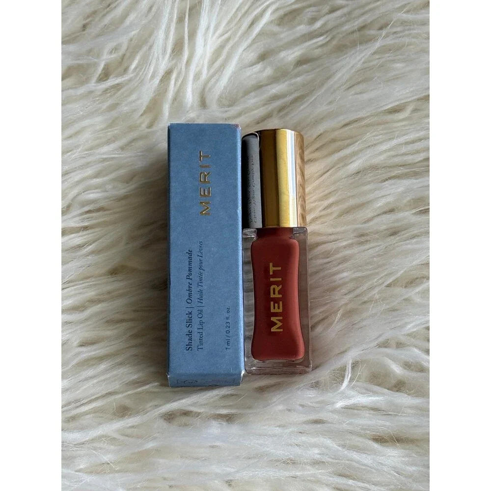 Merit Shade Slick Hydrating Tinted Lip Oil Taupe